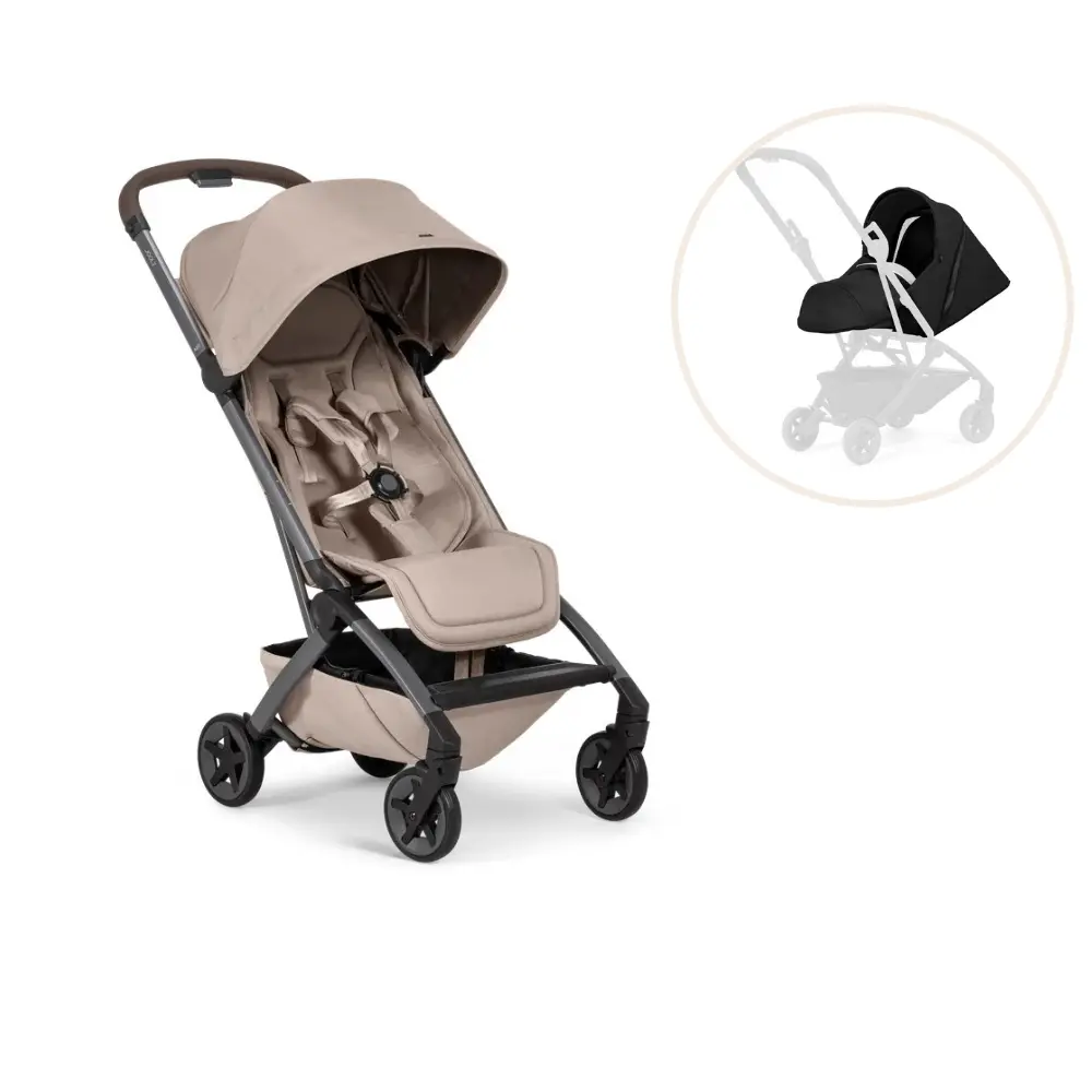 Aer2 Klapvogn Inkl. Nest To Seat   Sandy Taupe fra Joolz