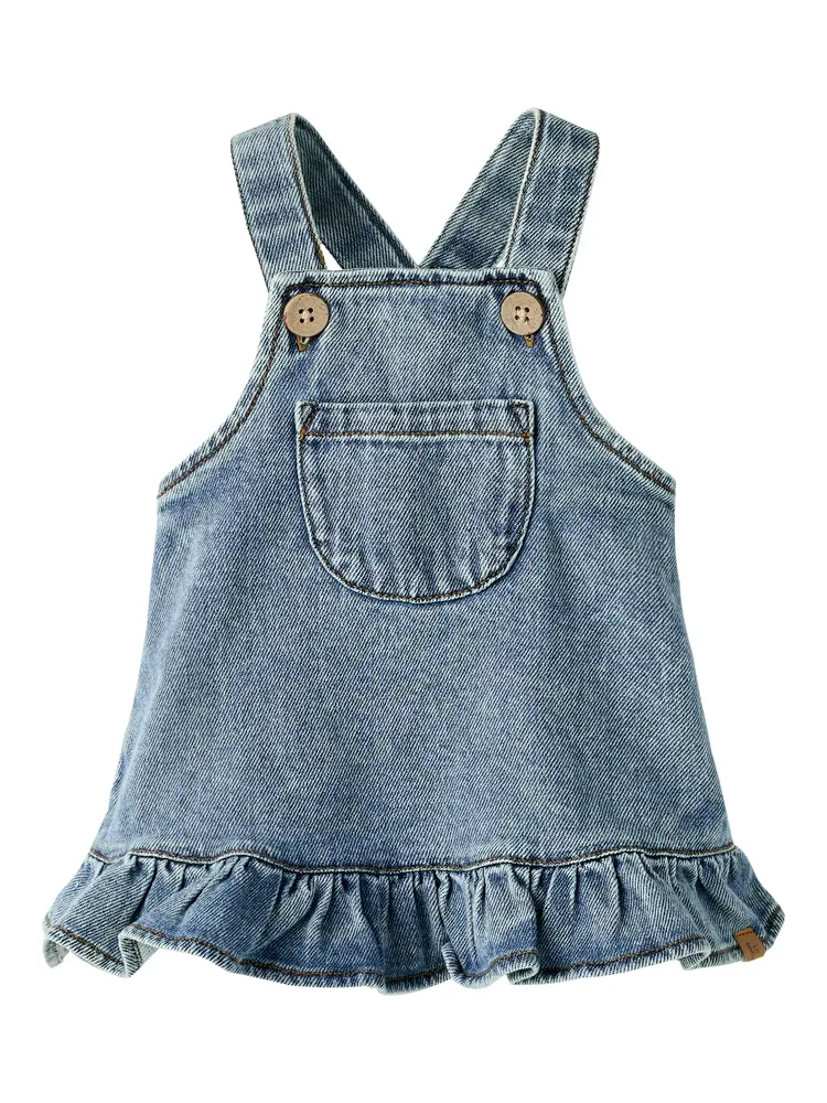 Karole Denim Kjole Medium Blue Denim 68 fra Lil' Atelier