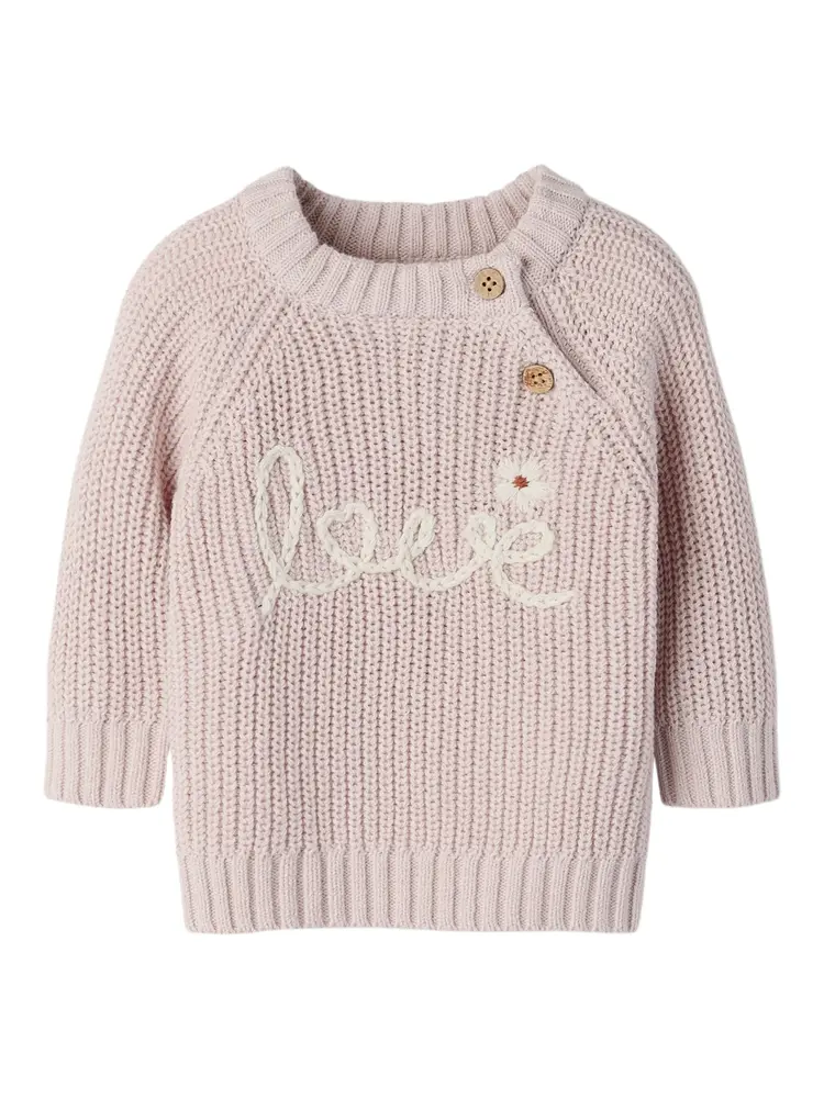 Emlen Sweater   Hushed Violet   80 fra Lil' Atelier