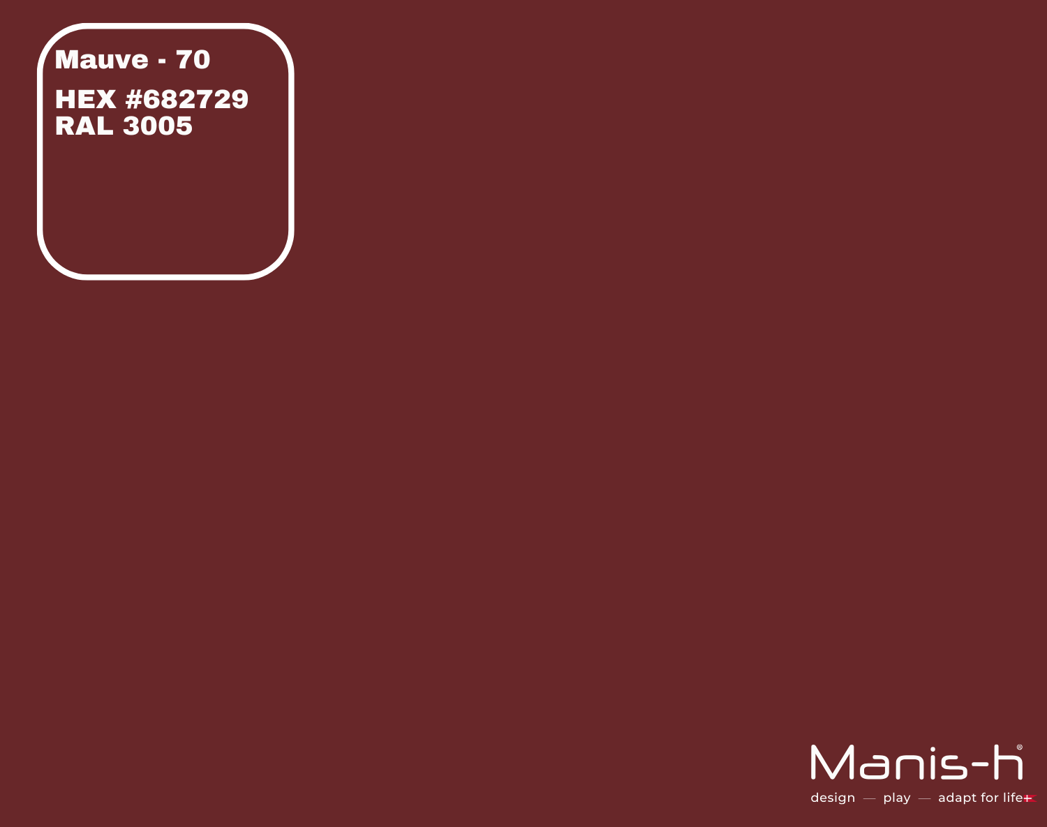 Manis H Sengehest Classic    Mauve   160 Cm fra Manis-h