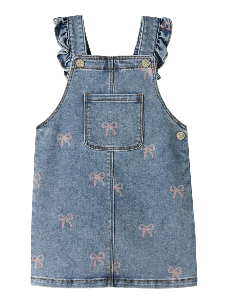 Faith Spencer Kjole   Medium Blue Denim   116 fra Name It