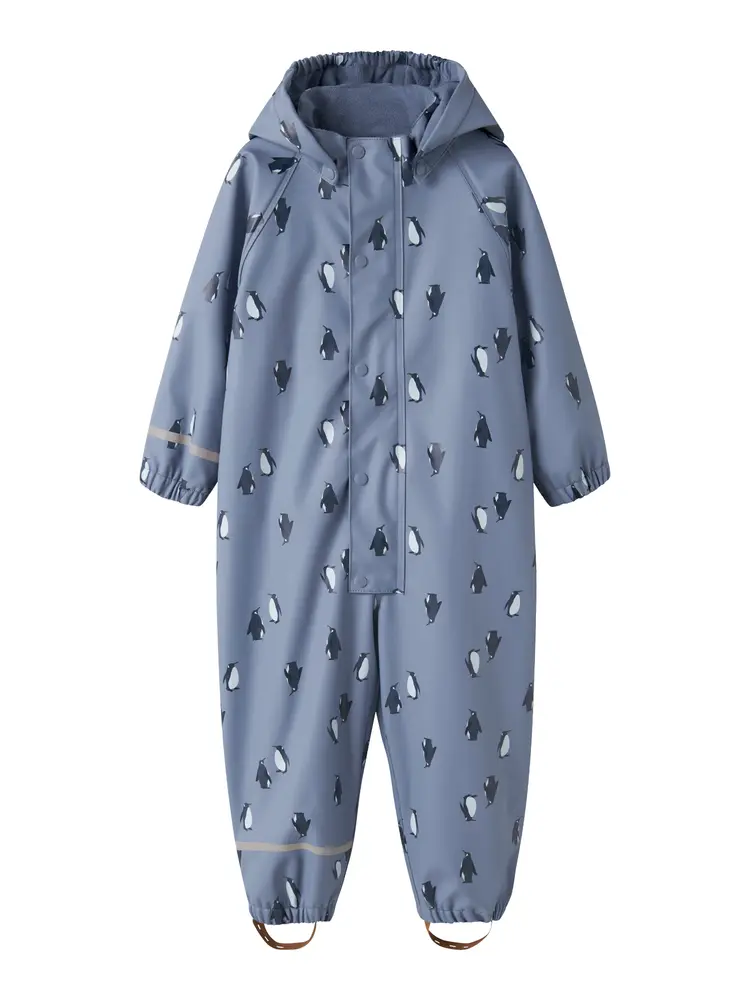 Regndragt M. Fleece   Country Blue   104 fra Name It