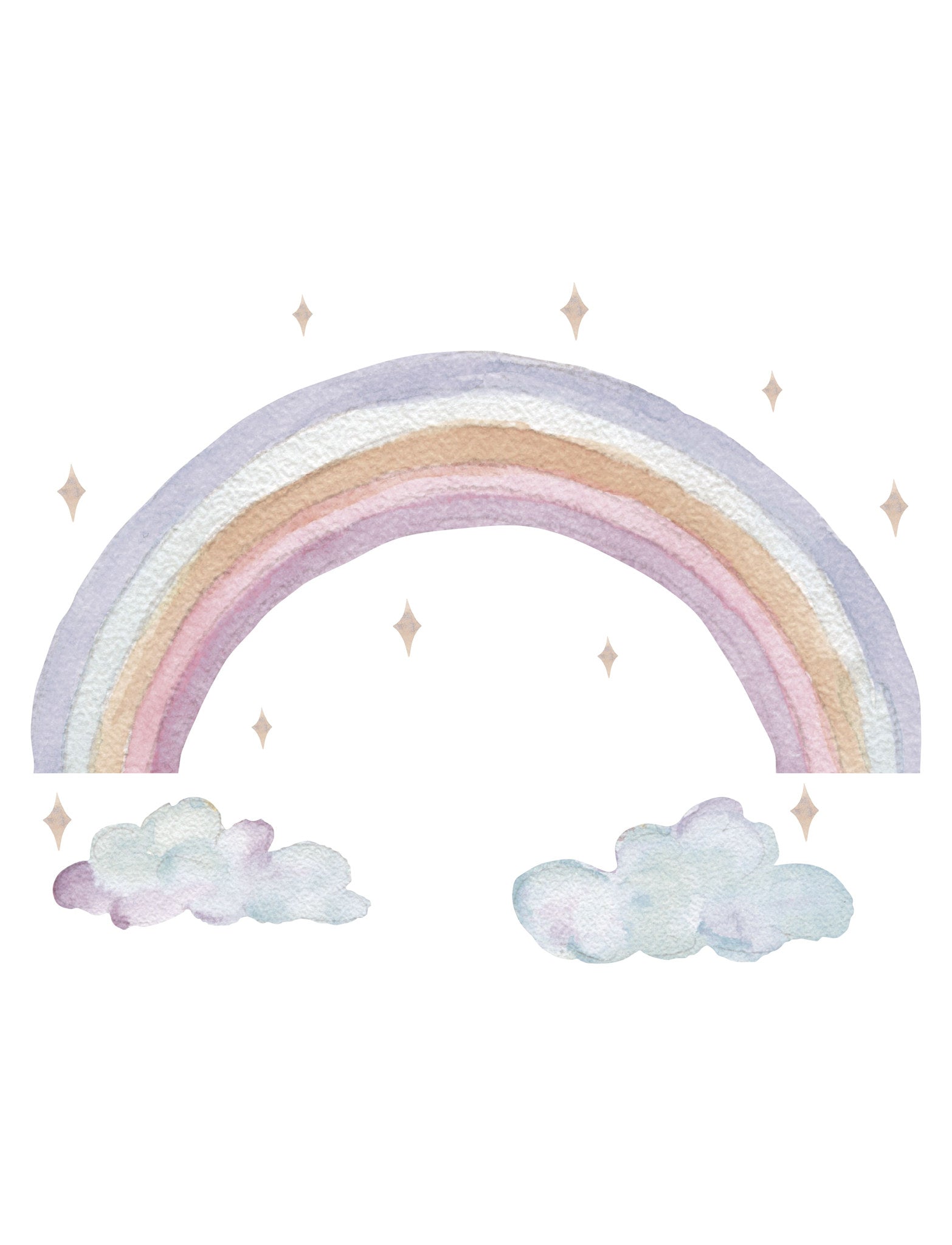 That's Mine   Wallsticker Regnbue   Multi fra That's Mine