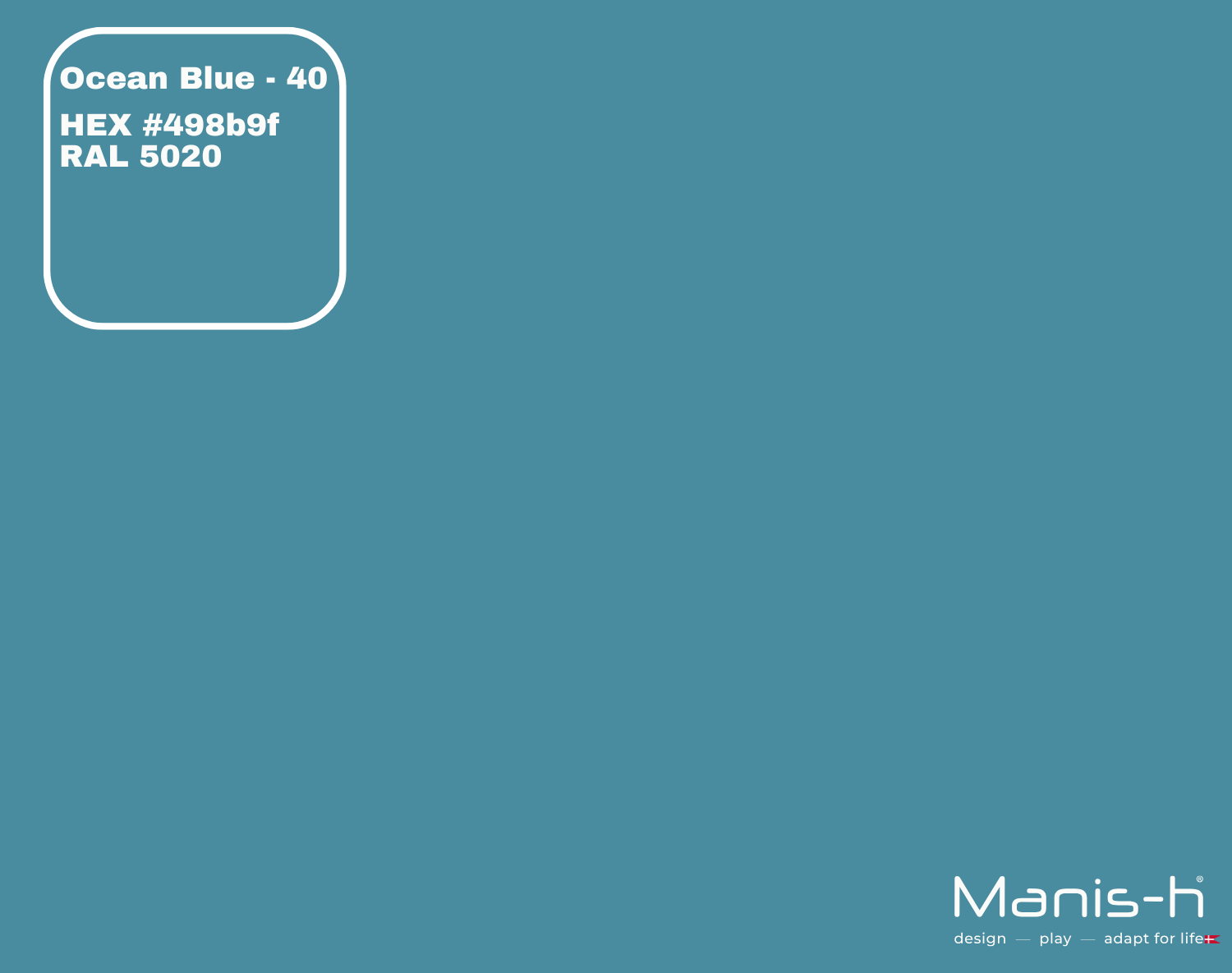 Manis H Sengehest Classic Ocean Blue 160 Cm fra Manis-h