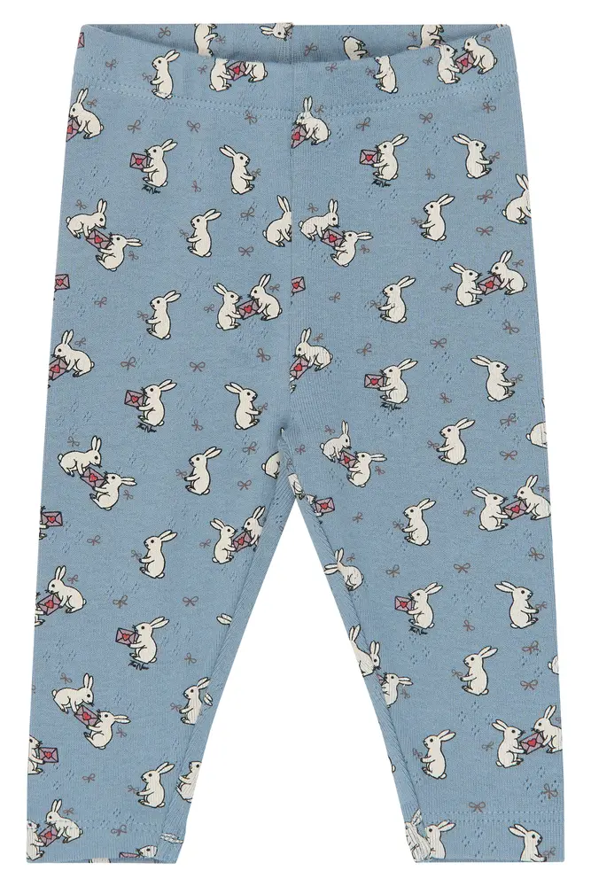 Vita Pointelle Leggings   Ashley Blue    68 fra The New Siblings