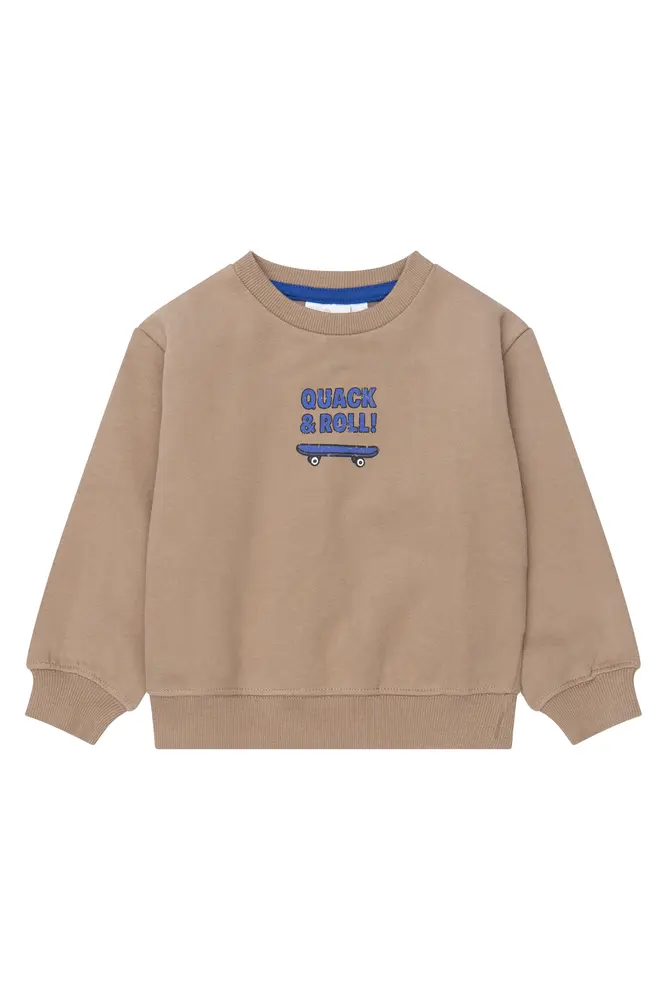 Valino Sweatshirt   Taupe Gray    104 fra The New Siblings