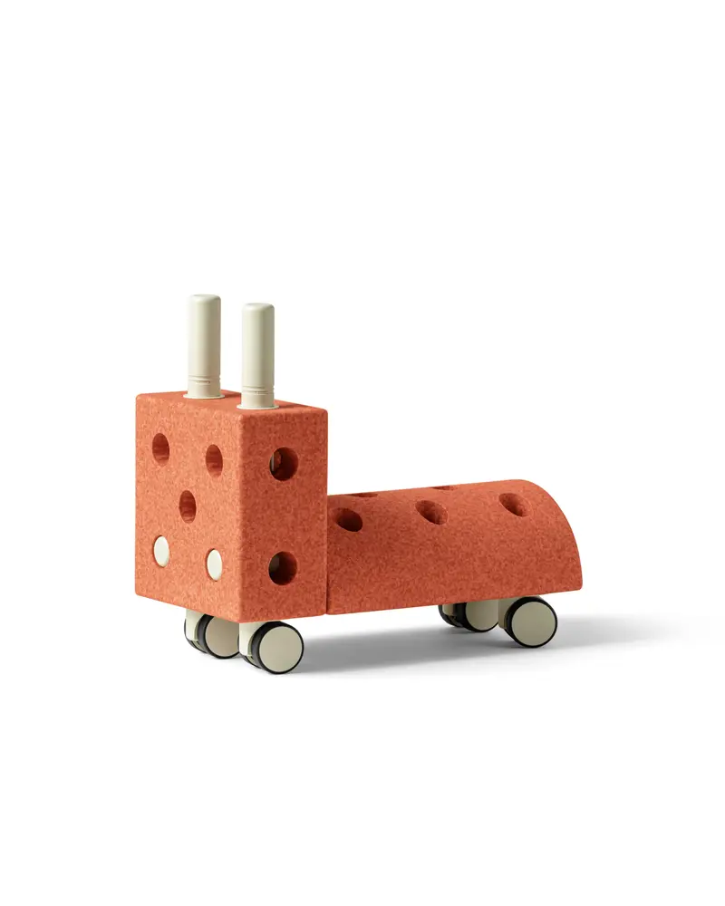 Tiny Ride Burnt Orange   Dusty Green fra Modu
