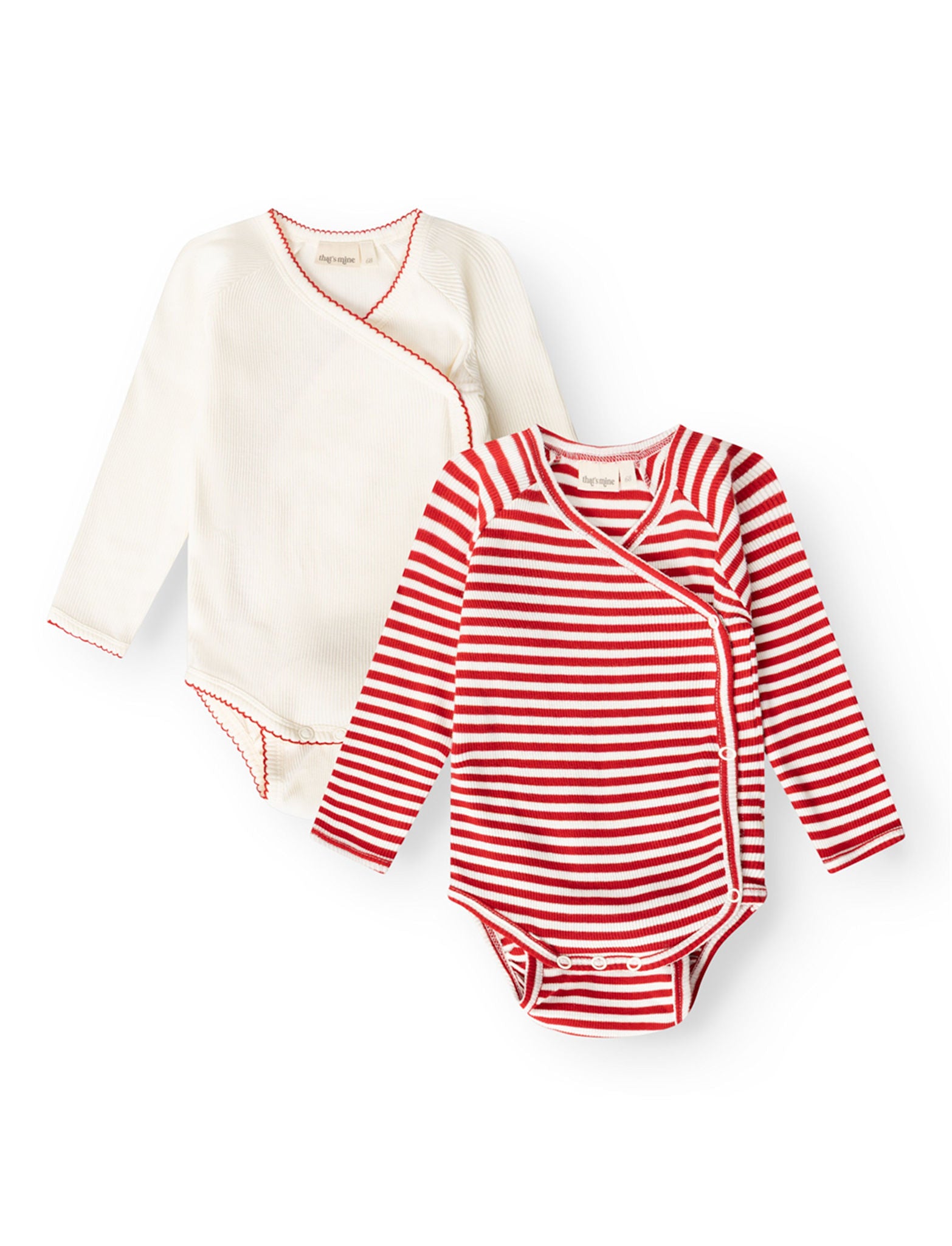 That's Mine Juma Slå Om Bodystocking 2 Pak Red Stripe 50cm 0m fra That's Mine