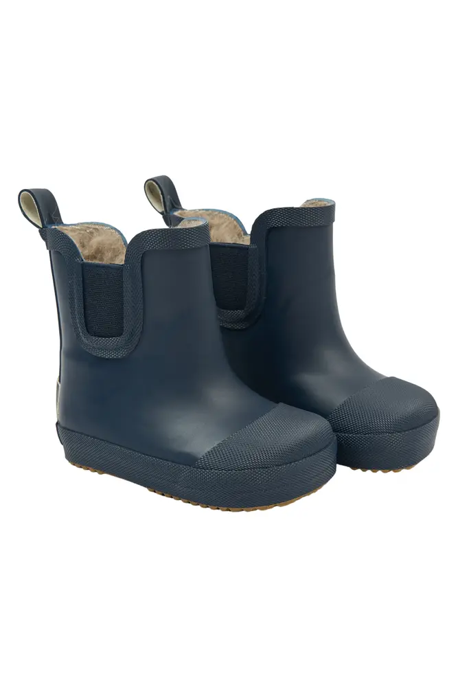 Mikk Line Barefoot Vintergummistøvler Korte Blue Nights 24 fra Mikk-line