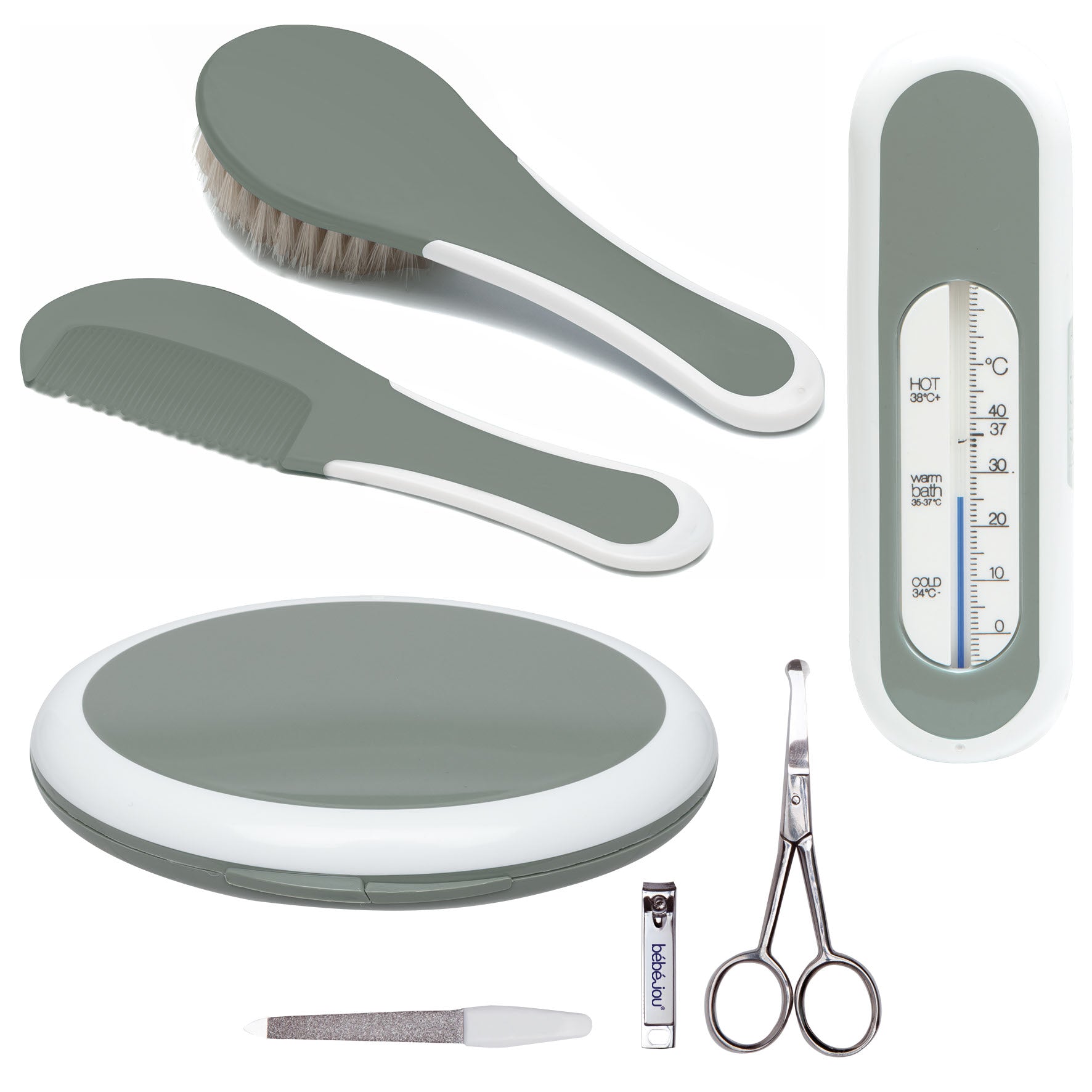 Bebé Jou Manicure Gavesæt 7 Dele   Breeze Green fra Bebé-jou