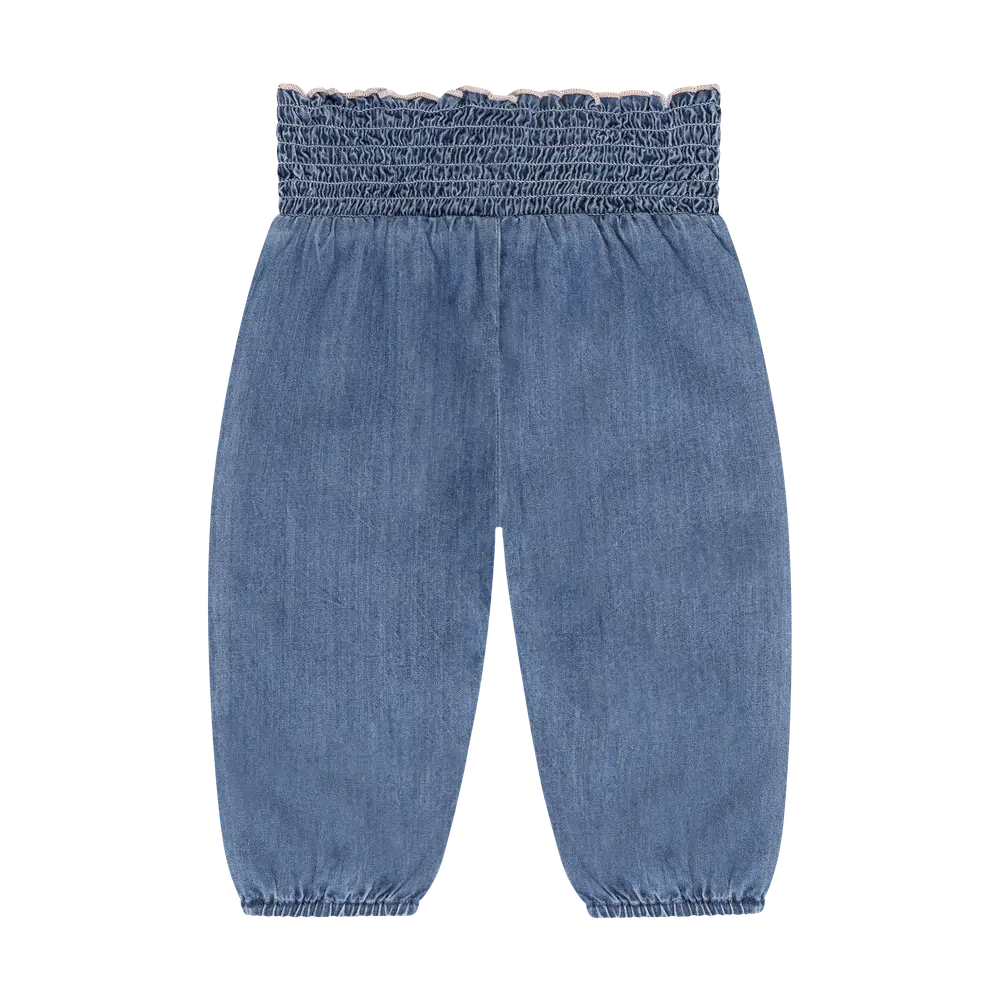 Bukser Medium Blue Denim 60 fra Bekids