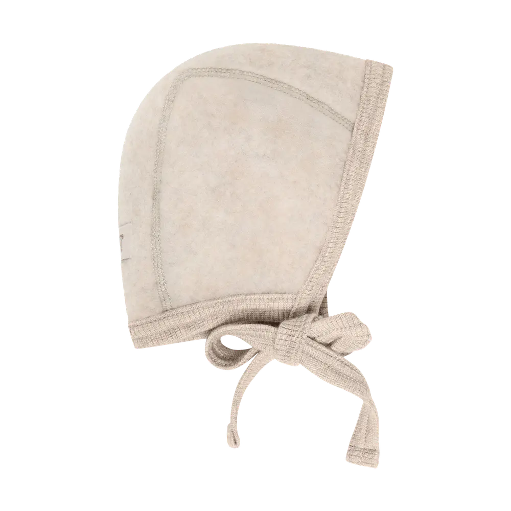 Uld Fleece Hjelm   Camel Melange   44 fra Huttelihut