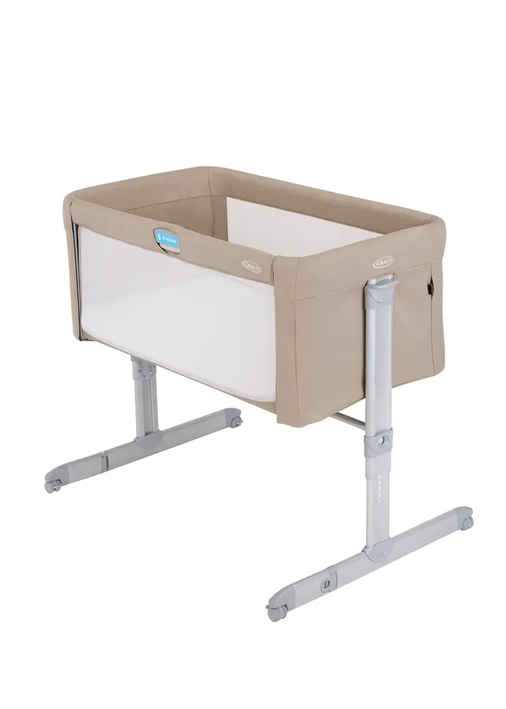 Sweet2sleep Bedside Crib   Oatmeal fra Graco