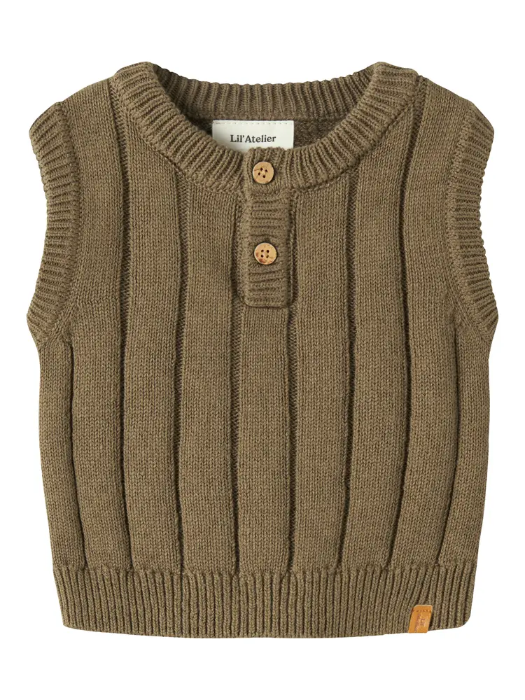 Lomon Vest   Kangaroo   68 fra Lil' Atelier
