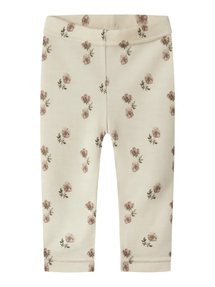 Nilo Nun Uld Slim Leggings   Turtledove   86 fra Lil' Atelier