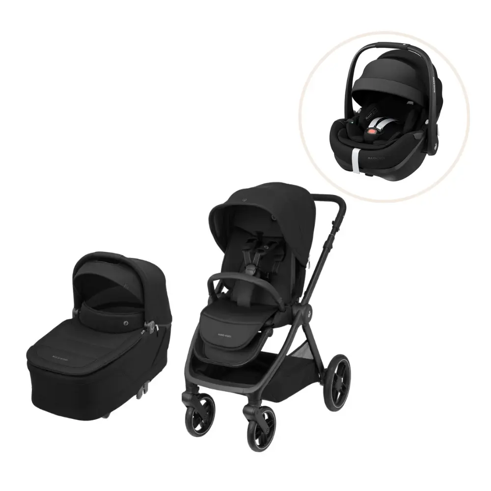 Maxi Cosi Oxford Plus Kombivogn Inkl. Pebble 360 Pro   Twillic Black fra Maxi-cosi