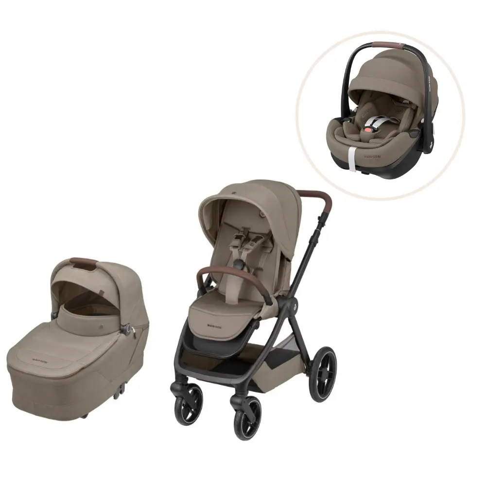 Maxi Cosi Oxford Plus Kombivogn Inkl. Pebble 360 Pro Twillic Truffle fra Maxi-cosi