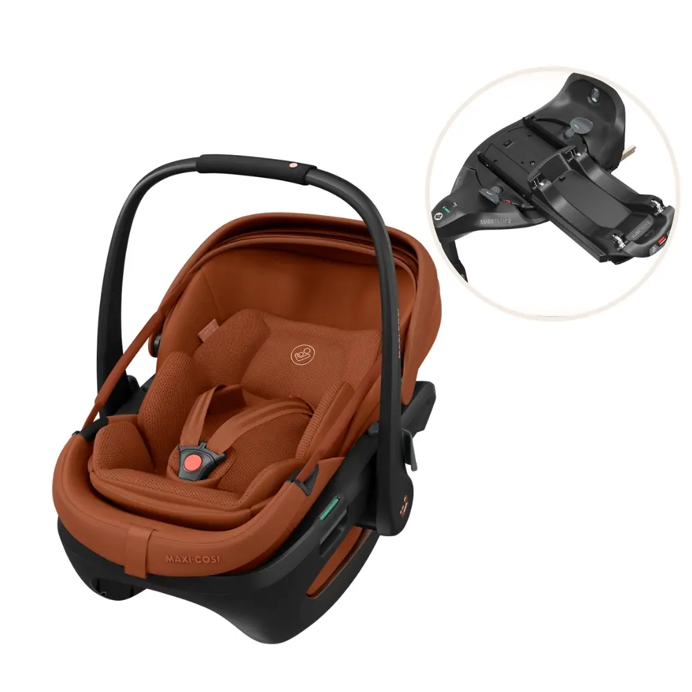 Coral Slide Pro Autostol Inkl. Familyfix Slide Pro Base   Copper Terra fra Maxi-cosi