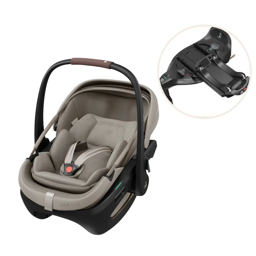 Coral Slide Pro Autostol Inkl. Familyfix Slide Pro Base   Sapphire Sand fra Maxi-cosi