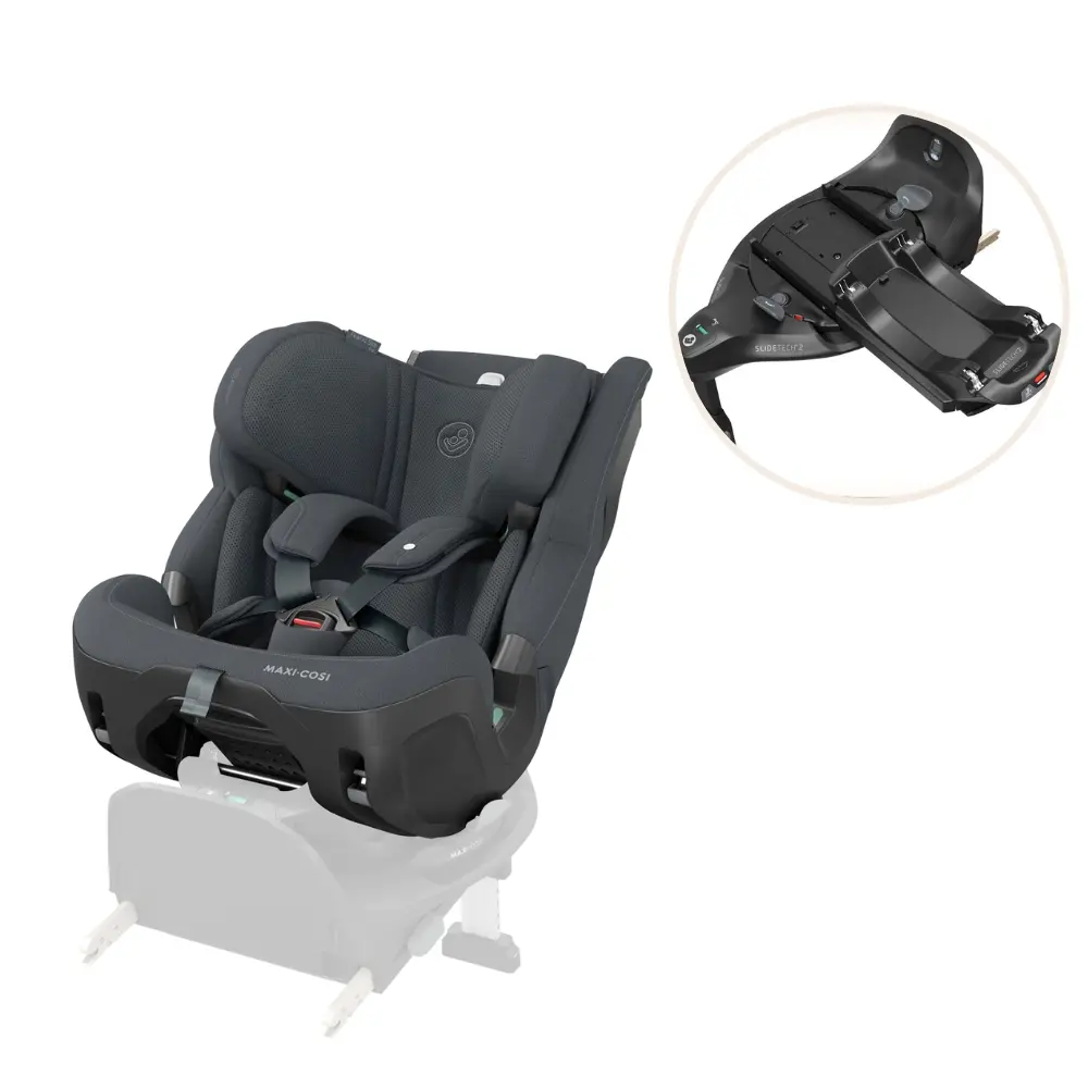 Pearl Xl Slide Pro Autostol Inkl. Familyfix Slide Pro Base   Authentic Graphite fra Maxi-cosi