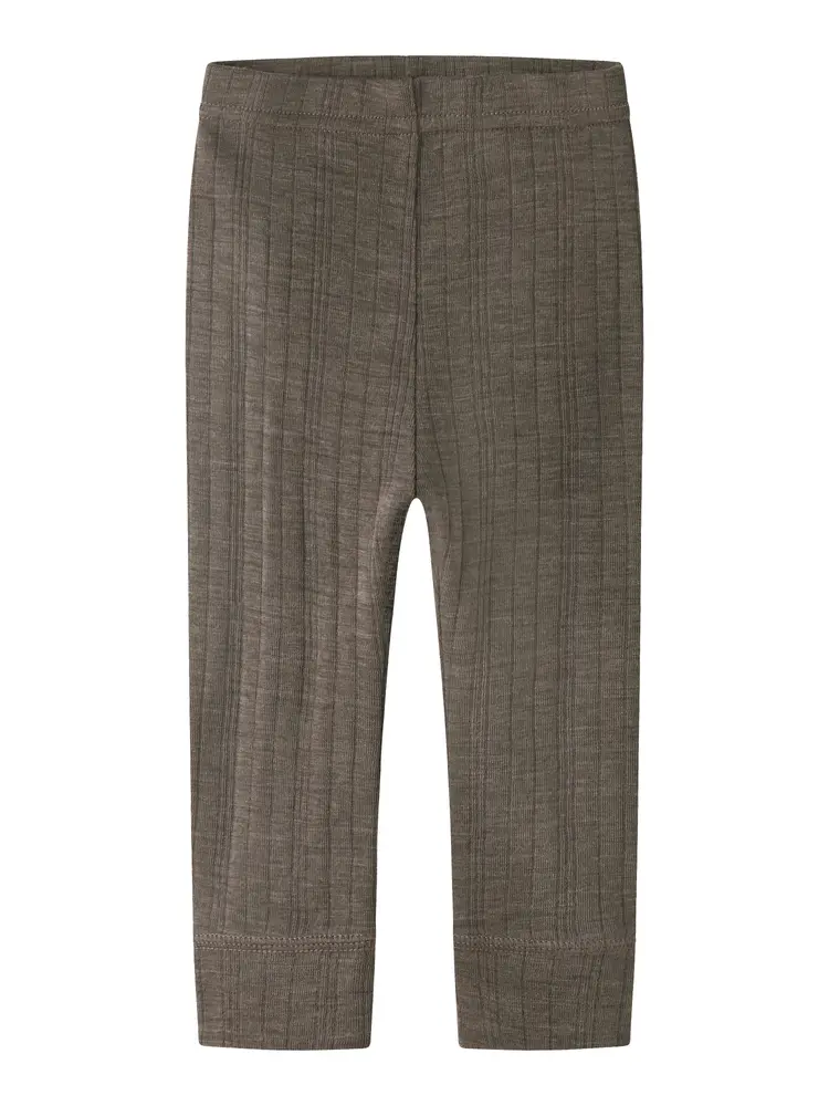 Wang Uld Leggings   Morel   50 fra Name It