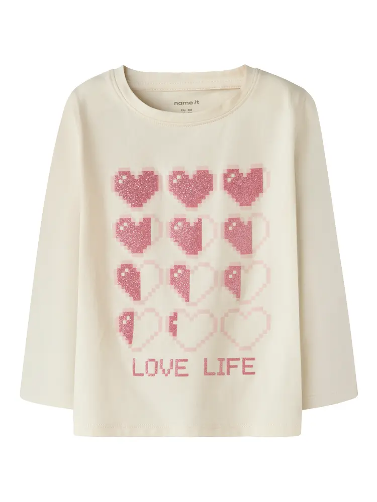 Laraine Bluse Antique White 110 fra Name It