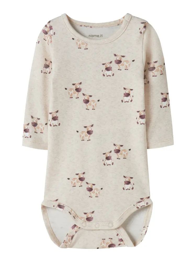 Lois Langærmet Body Peyote Melange 68 fra Name It