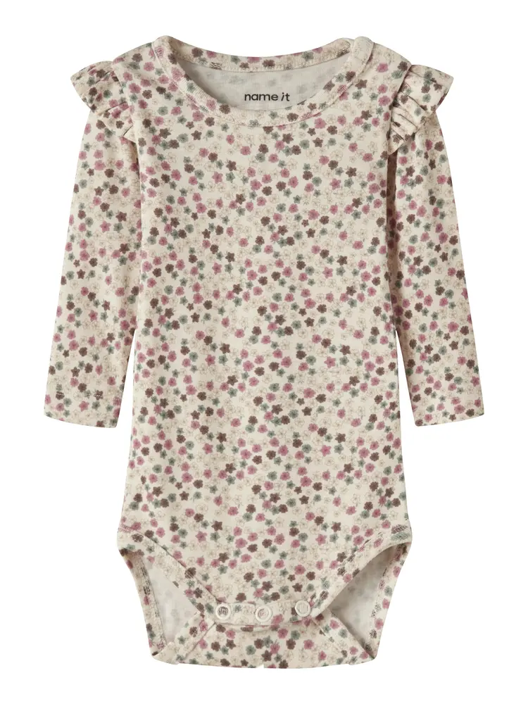 Lianna Langærmet Body   Antique White   50 fra Name It