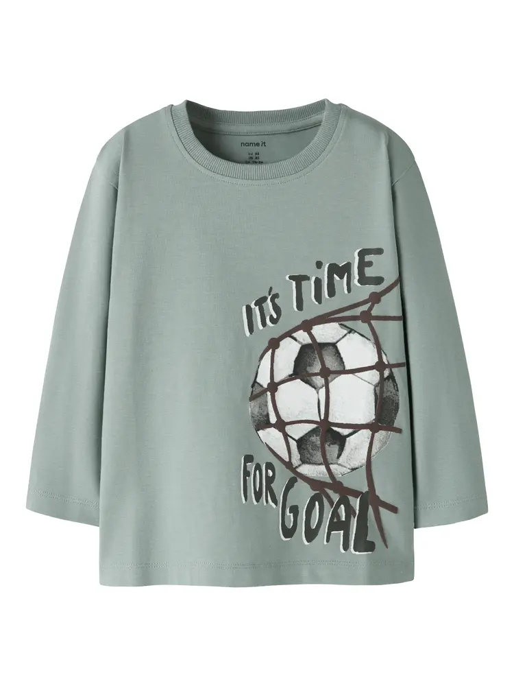 Leander Bluse   Green Milieu   104 fra Name It