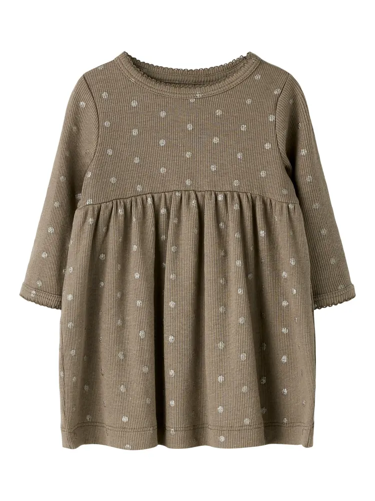 Lona Kjole   Taupe Gray   86 fra Name It