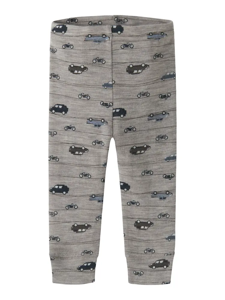 Wang Uld Rib Leggings   Satellite   62 fra Name It