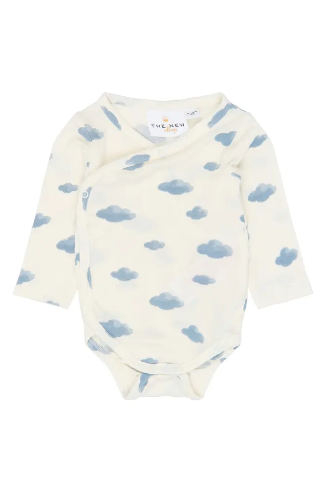Vireo Langærmet Modal Wrap Body   Gardenia    50 fra The New Siblings