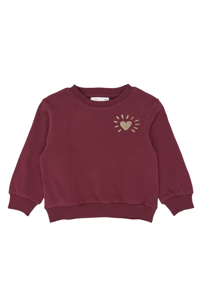 Verona Sweatshirt   Burgundy   104 fra The New Siblings