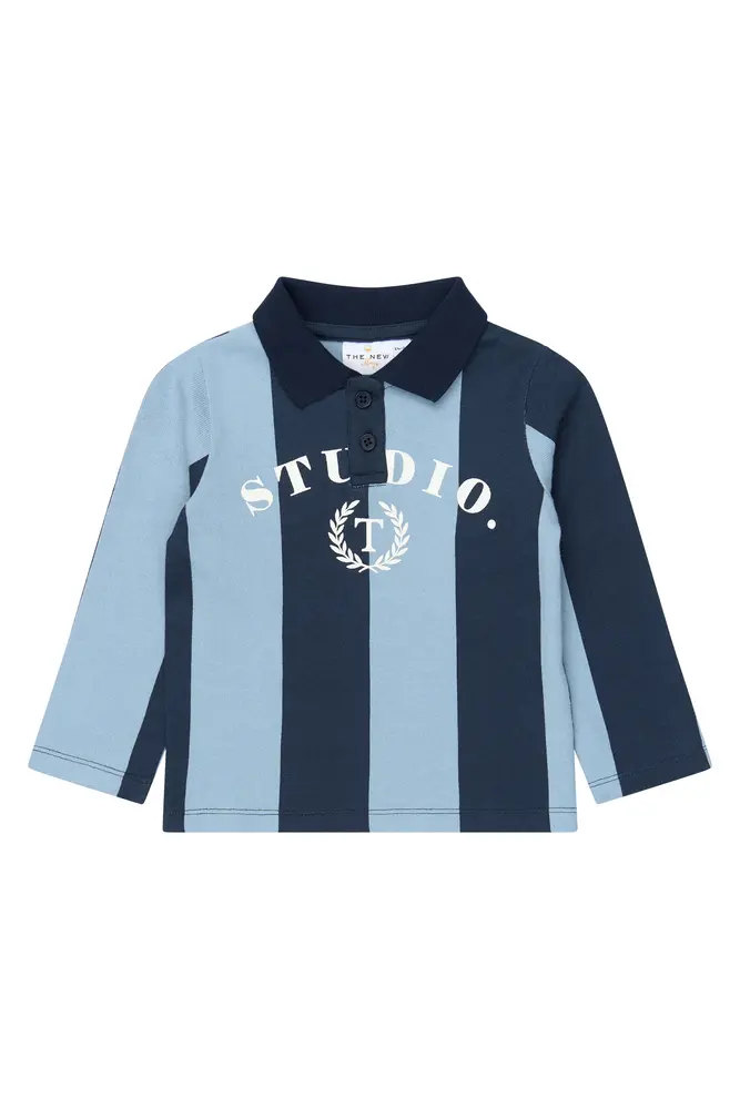 Viro Polo   Navy Blazer Striped   110 fra The New Siblings