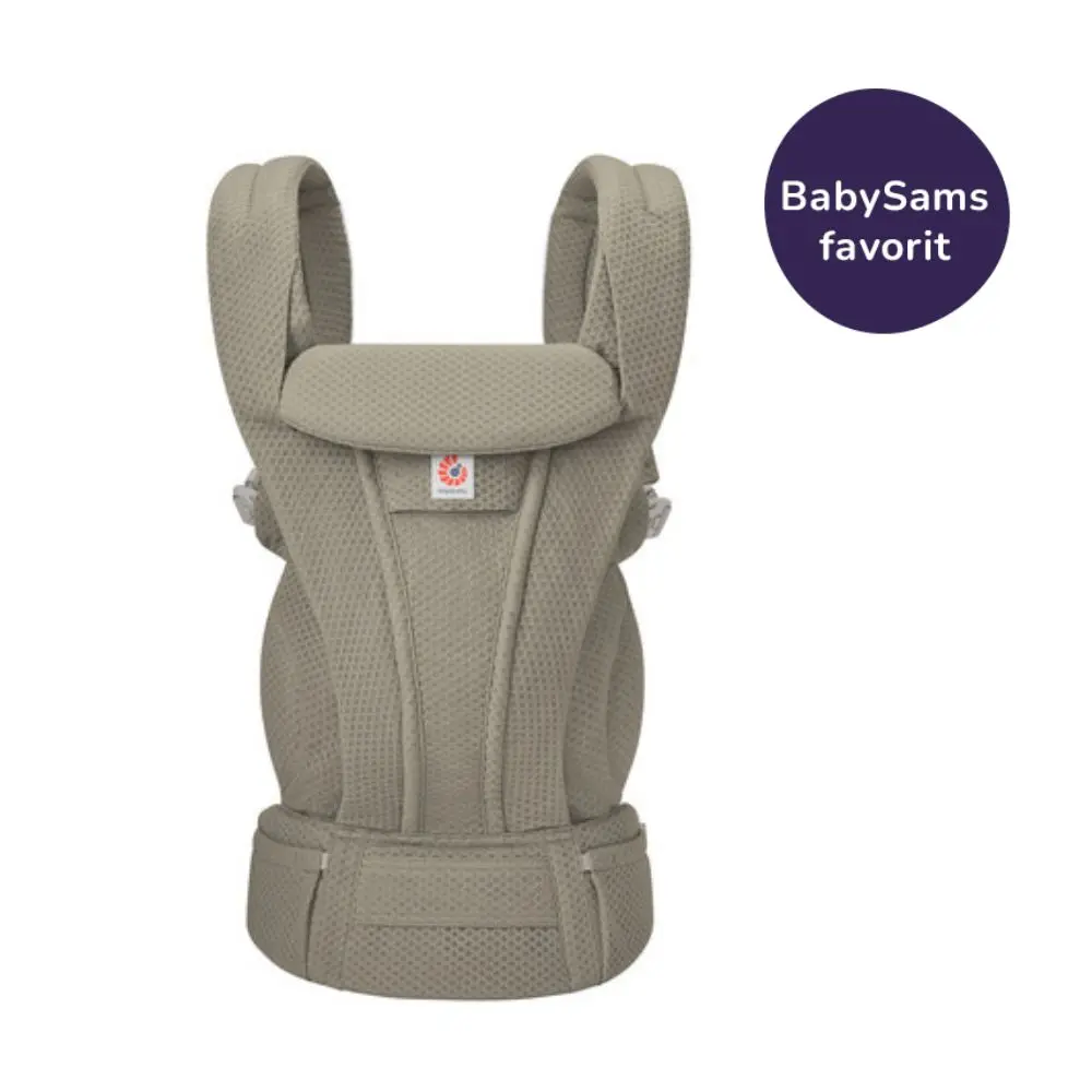 Omni Deluxe Bæresele Mesh   Soft Olive fra Ergobaby