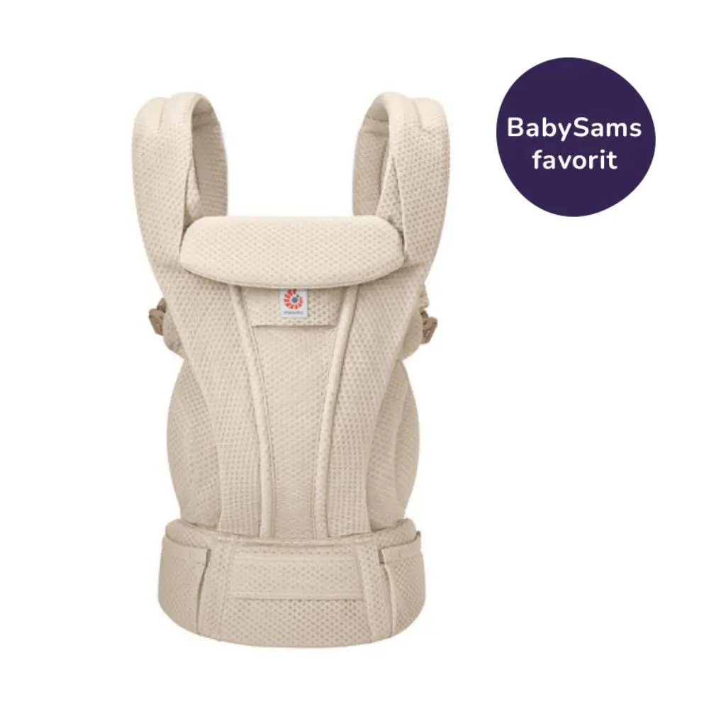 Omni Deluxe Bæresele Mesh Natural Beige fra Ergobaby