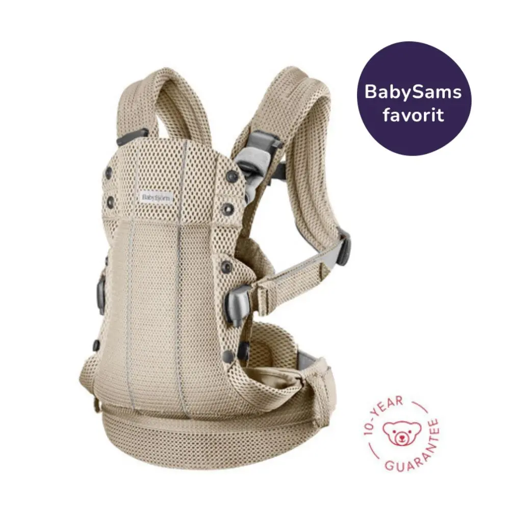 Bæresele Harmony, 3d Mesh   Grå Beige fra Babybjörn