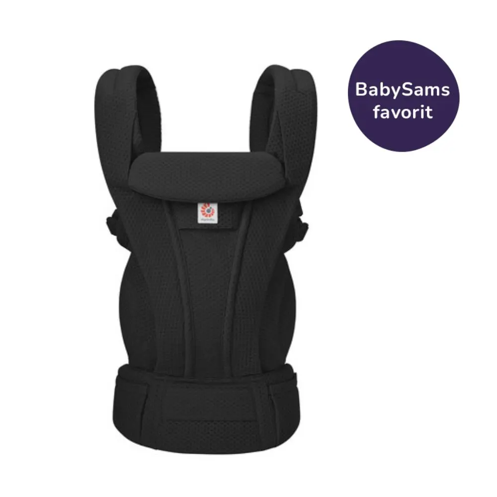 Omni Deluxe Bæresele Mesh   Onyx Black fra Ergobaby