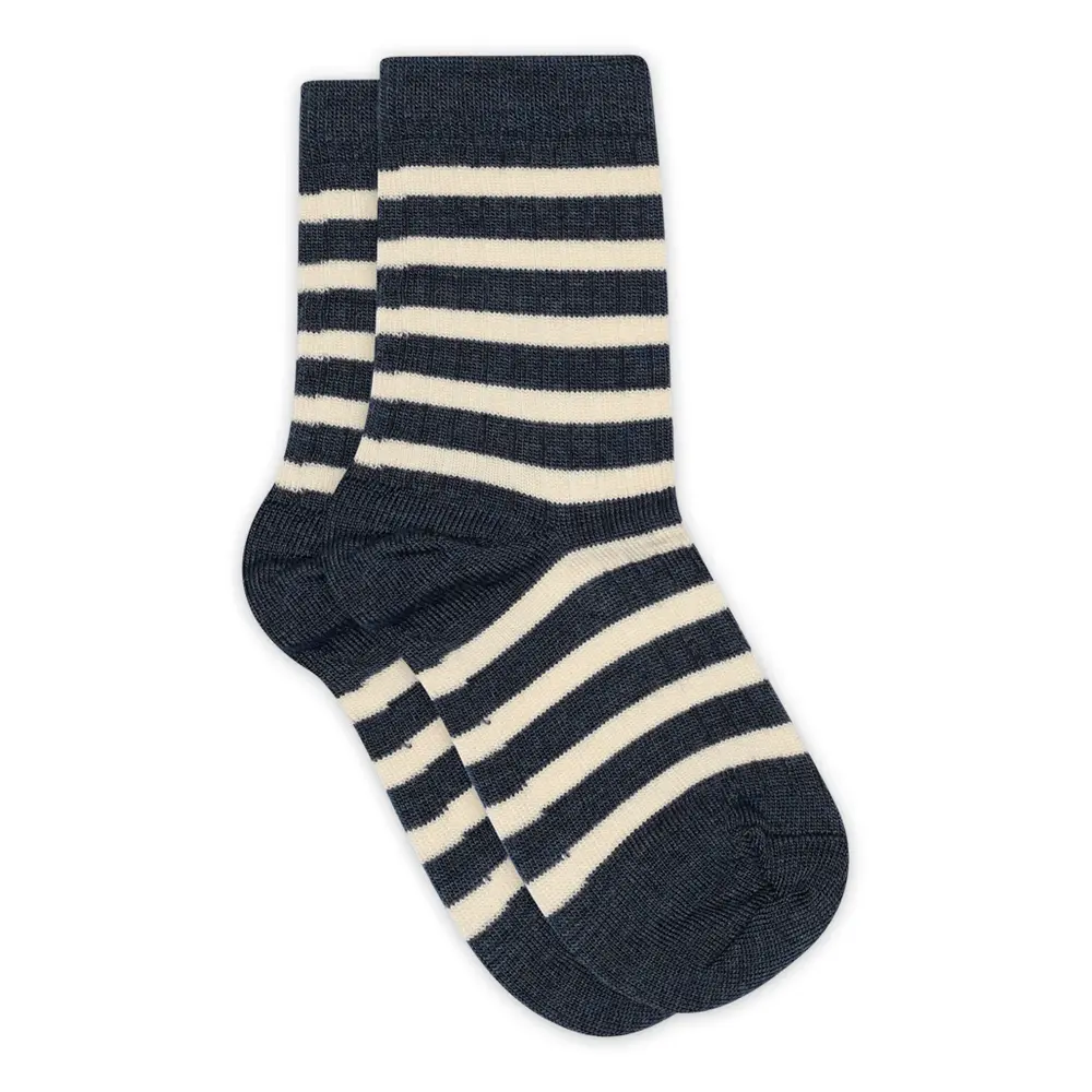 Elis Strømpe   Dark Denim Melange   29 32 fra Mp Denmark