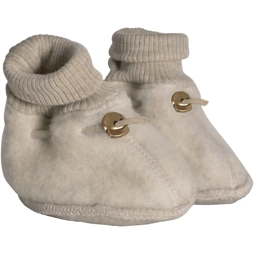 Uld Futter   Melange Offwhite   74 80 fra Mikk-line