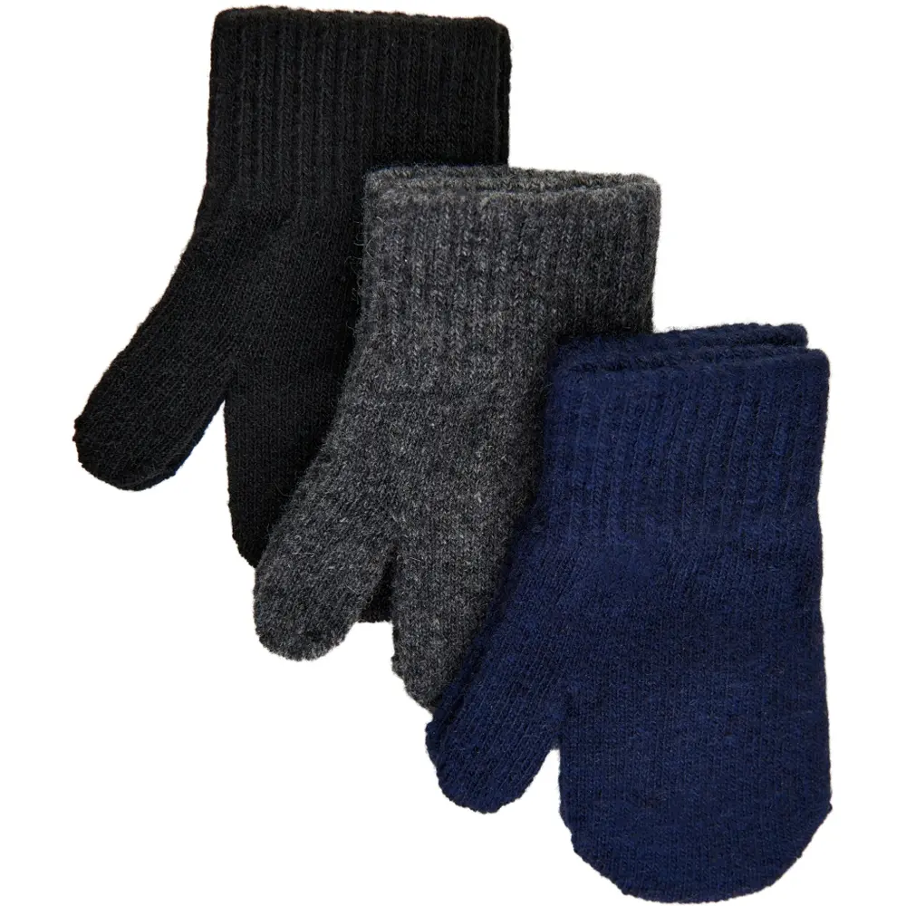 Magic Luffer 3 Pak   Bluenights Antrazite Black Pack   2 4 år fra Mikk-line