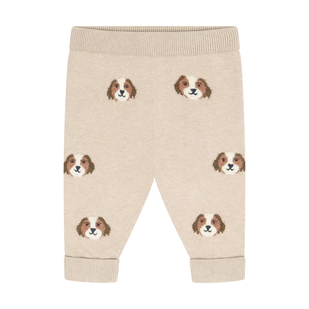 Bukser   Beige Melange   74 fra Minymo