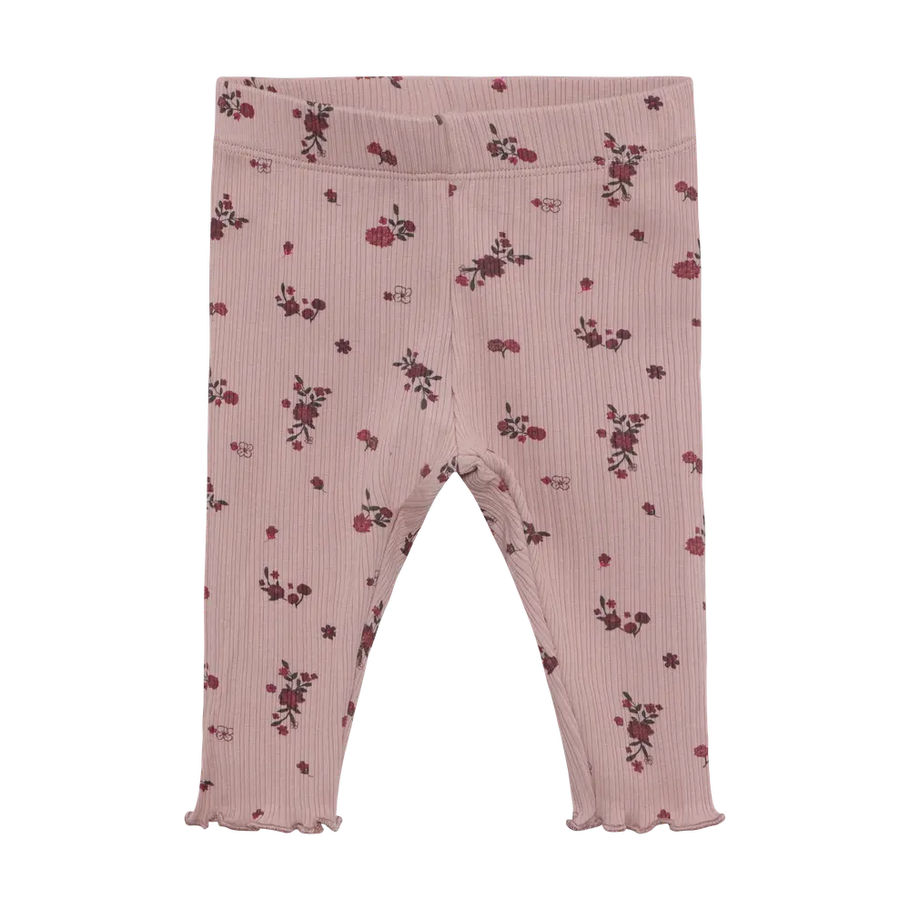 Rib Leggings   Fawn   74 fra Minymo