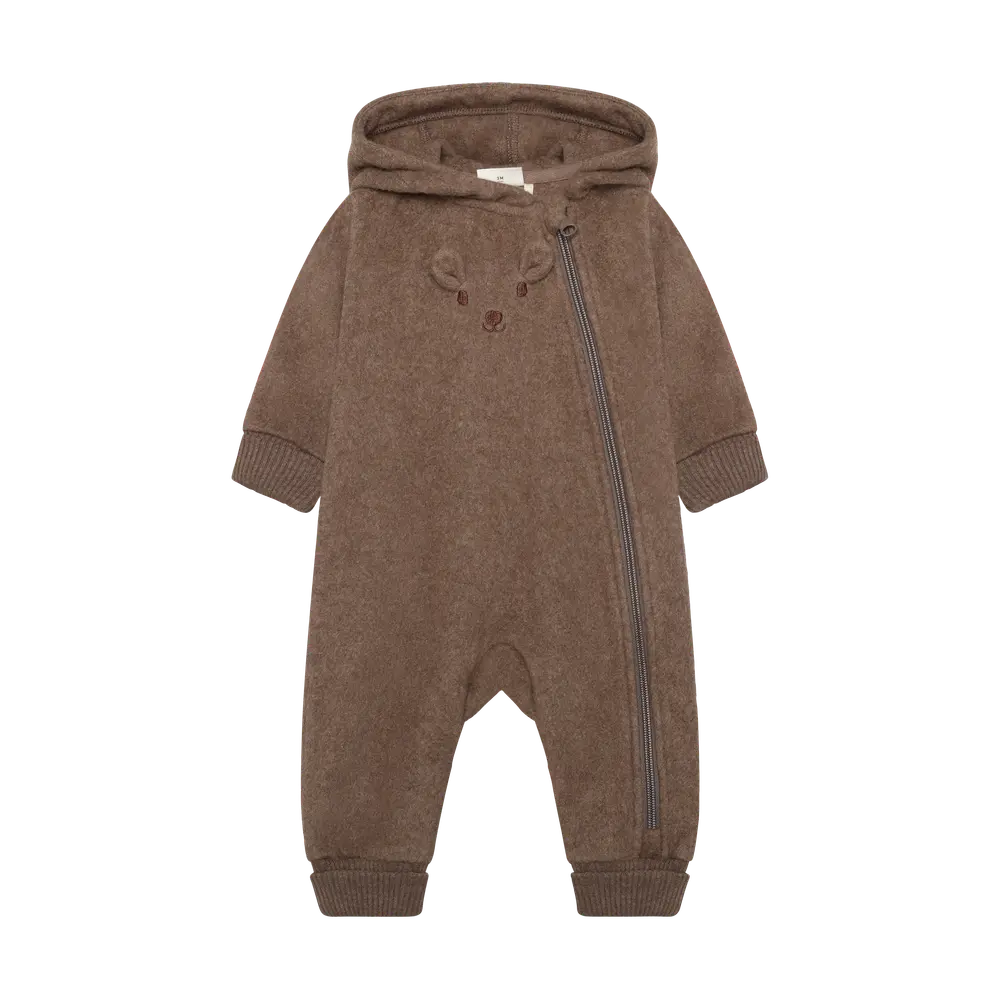 Køredragt M. Fleece   Chocolate Chip   92 fra Minymo
