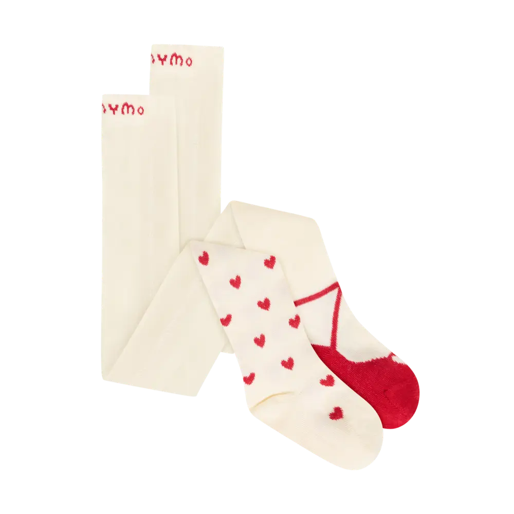 Strømper 2 Pak   Eggnog   5662 fra Minymo
