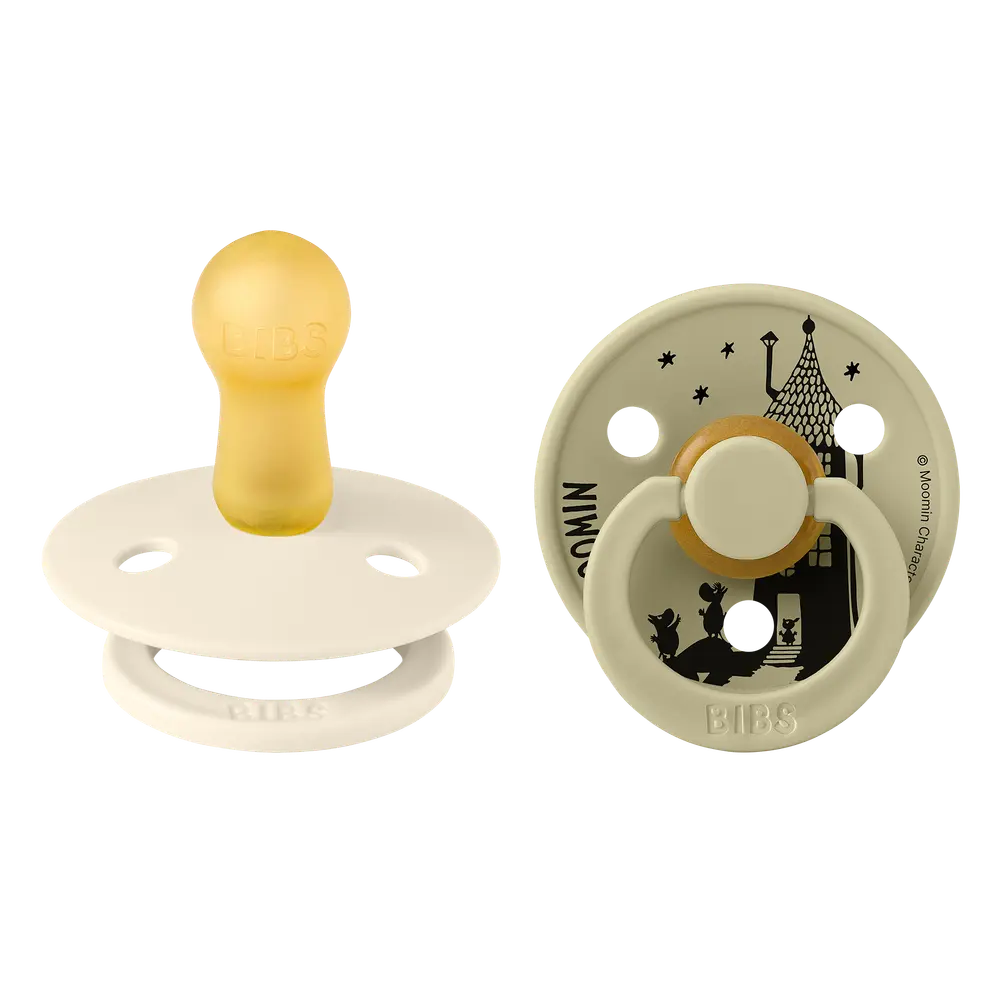 Moomin Sut Stinky 2pk Latex Str 2   Ivory Khaki fra Bibs