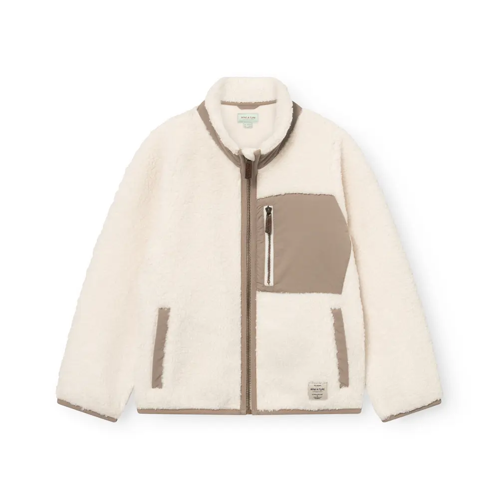 Matalinur Teddyfleece Jakke   Angora Cream   2 år 92 fra Mini A Ture