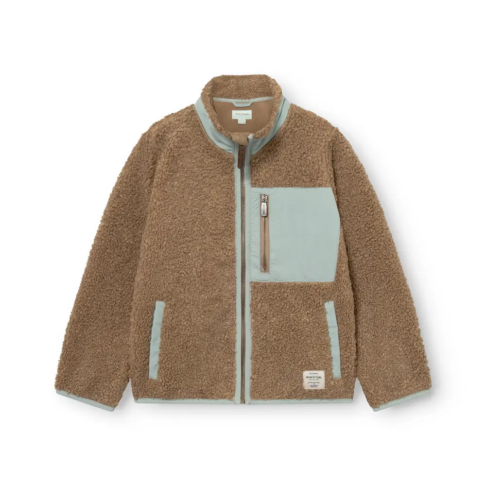 Matalinur Teddyfleece Jakke   Otter Brown   2 år 92 fra Mini A Ture