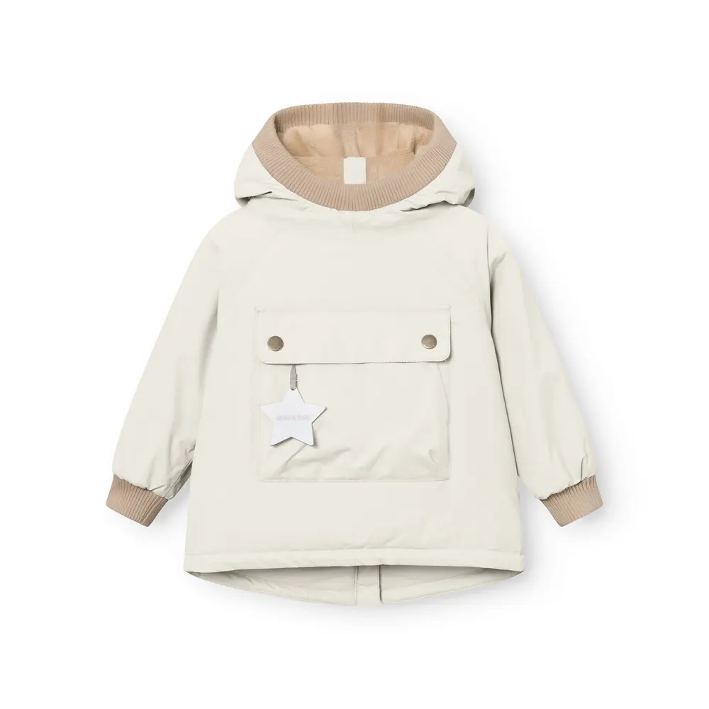 Matbabywen Fleeceforet Vinteranorak   Angora Cream   18 Mdr. 86 fra Mini A Ture