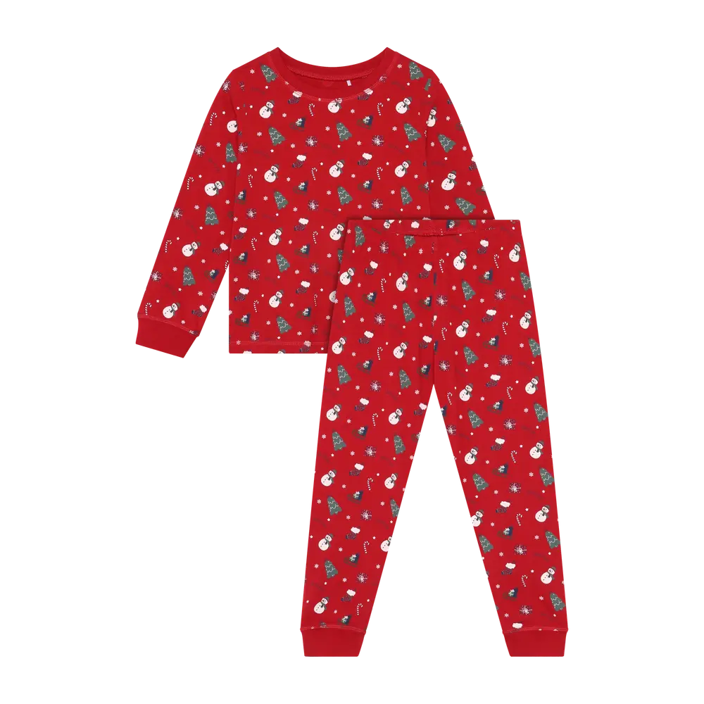Pyjamas Sæt   Scarlet Sage   92 fra Minymo